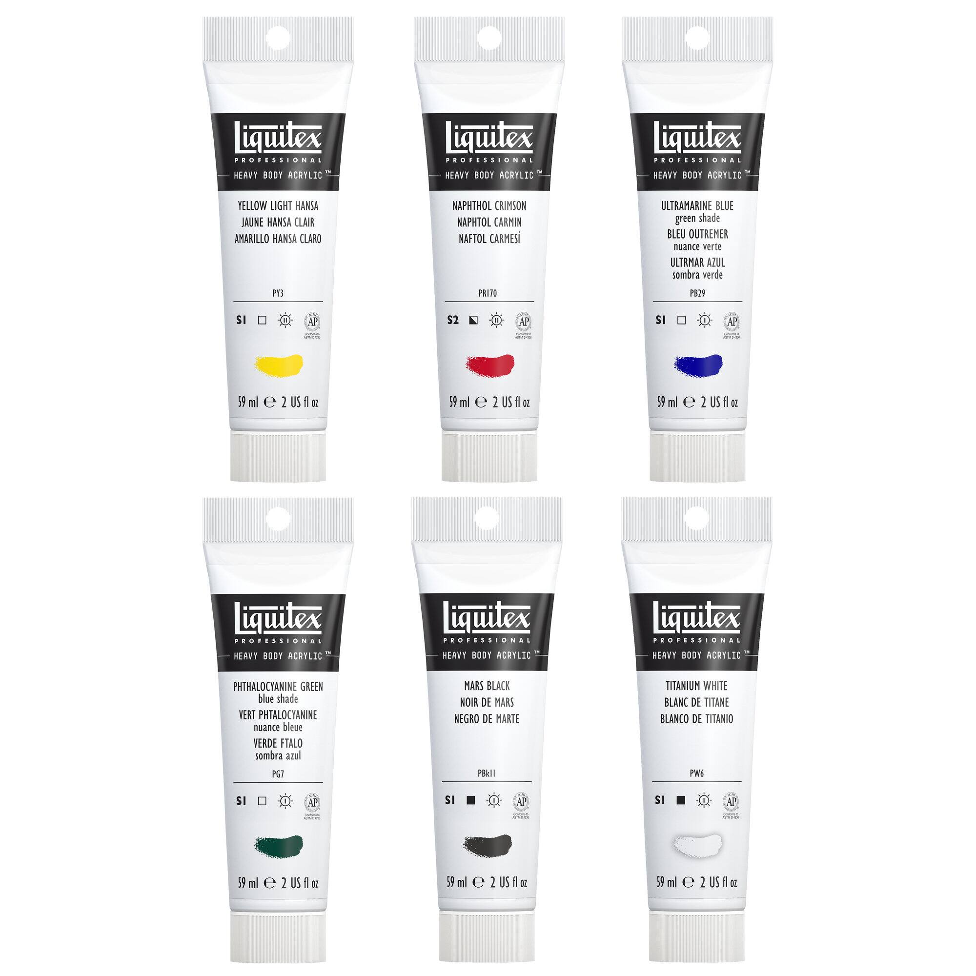 Liquitex® Heavy Body Acrylic™ Classic 6 Paint Set